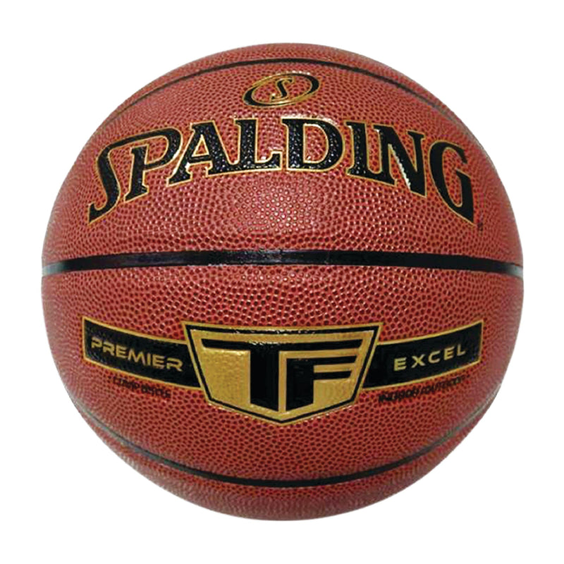 Spalding Premier Excel Indoor/Outdoor Composite Basketball, Official Size 7, 29.5-in C9