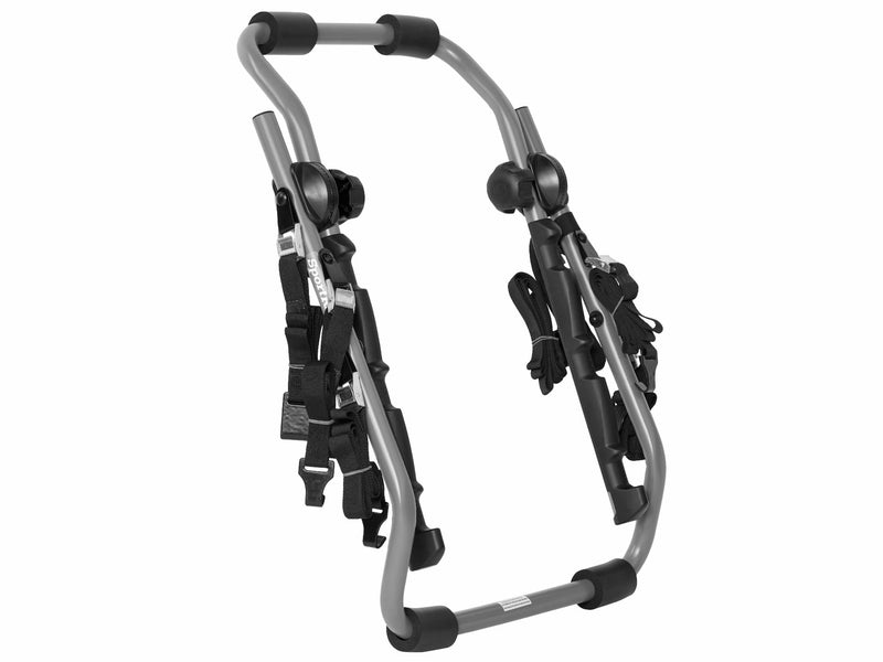 SportRack SR3162 Back-Up 3-Bike Trunk Mount Bike Rack with 6 Adjustable Straps, Granite Grey Y9