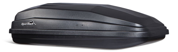SportRack Vista SR7018 Rectangle-Shaped Roof Top Cargo Box, Lockable, X-Large, Black F1
