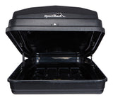 SportRack Vista SR7018 Rectangle-Shaped Roof Top Cargo Box, Lockable, X-Large, Black