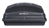 SportRack Vista SR7018 Rectangle-Shaped Roof Top Cargo Box, Lockable, X-Large, Black