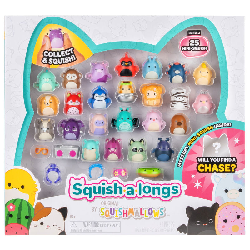 Squishmallows Squish A Longs Pack for Ages 3+, 25-pk X2