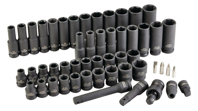 Stanley Pro 1/2-in Impact Socket Set, 52-pc N5