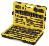 Stanley Professional Grade Black Chrome Socket Set, SAE/Metric, 230-pc