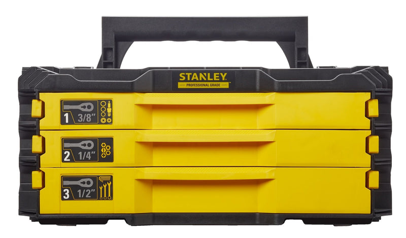 Stanley Professional Grade Black Chrome Socket Set, SAE/Metric, 236-pc Q7