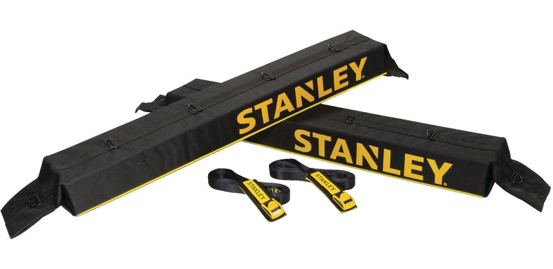 Stanley Roof Top Universal Rack Pad & Luggage Carrier System, Adjustable with 2 Tie-Down Straps, Black G5