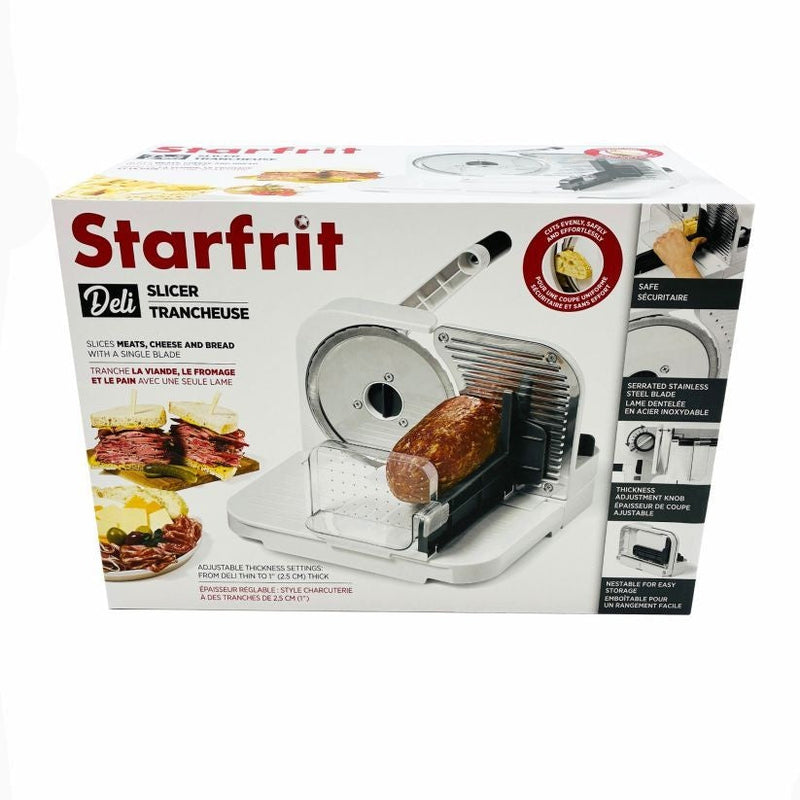 Starfrit Manual Deli Slicer with Stainless Steel Blade Y2