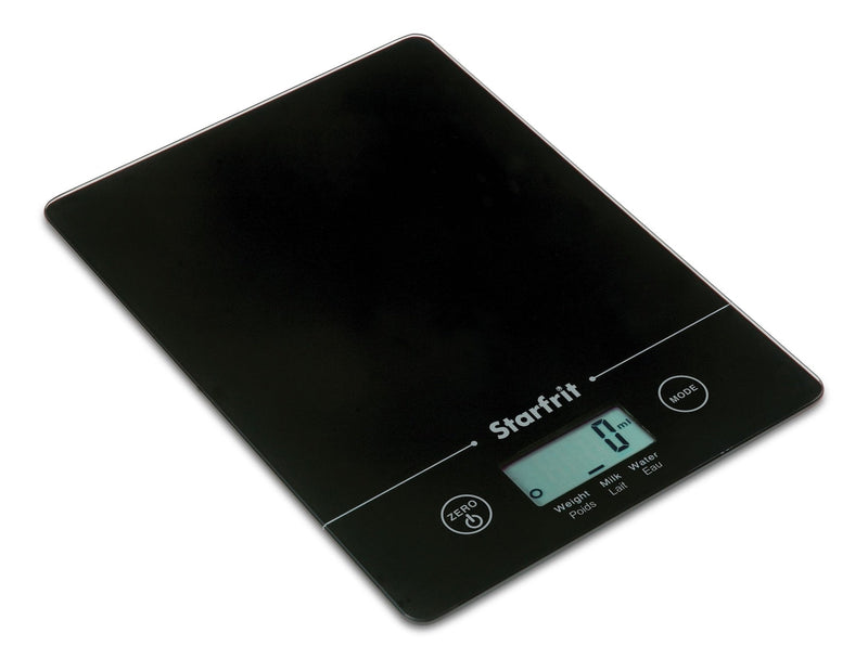 Starfrit Slim Glass Kitchen Scale, 5-kg, Assorted K3