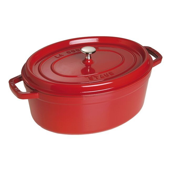 STAUB 5.5L / 5.75QT OVAL COCOTTE - CHERRY A8