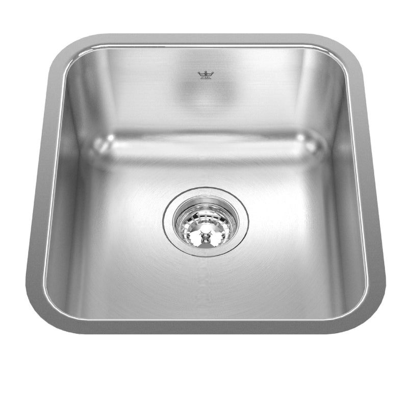 Steel Queen Single Stainless Steel Sink, 15.75x17.75-in B1