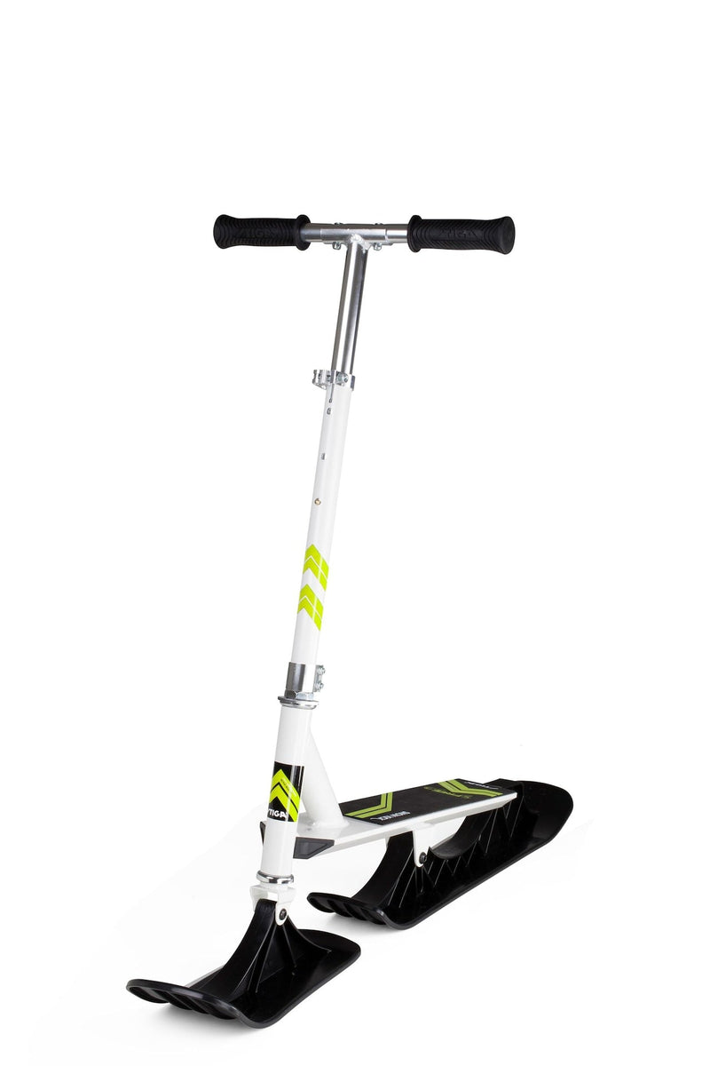 Stiga Snow Kick Free Kids' Winter Snow Ski Scooter with Height Adjustable Handle, Ages 7+ G8