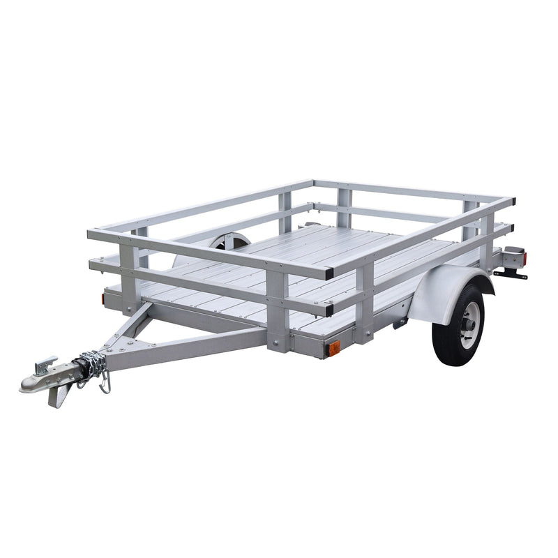 Stirling 4x6-ft Rail Side Galvalume Plus Stirling Kit Trailer U7