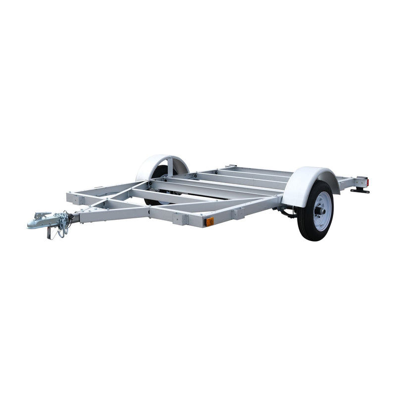 Stirling 5x8-ft Open Frame Galvalume Plus Stirling Kit Trailer I6
