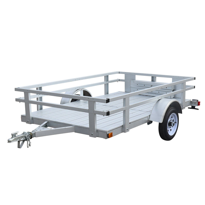 Stirling 5x8-ft Rail Side Galvalume Plus Stirling Kit Trailer P2