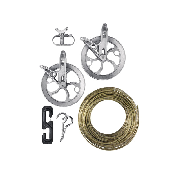 Strata Heavy-duty Clothesline Kit for Indoor & Outdoor, 150-ft Y3