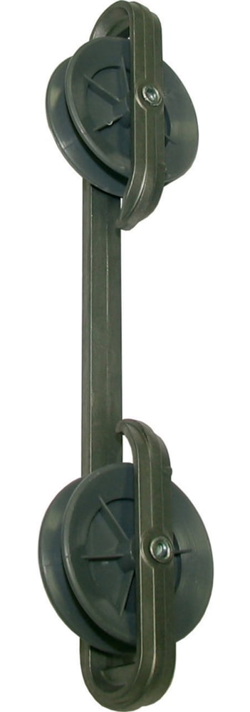 Strata Zinc Clothesline Spacer with Wheels, 10-in O2
