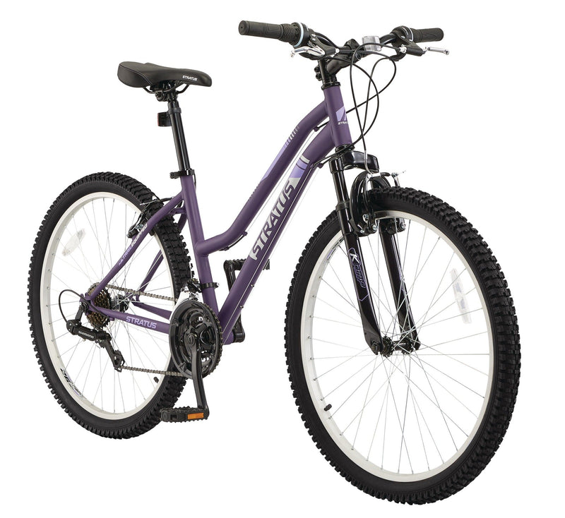 Stratus Phaser Hardtail Mountain Bike, 26-in Wheel, Purple J4