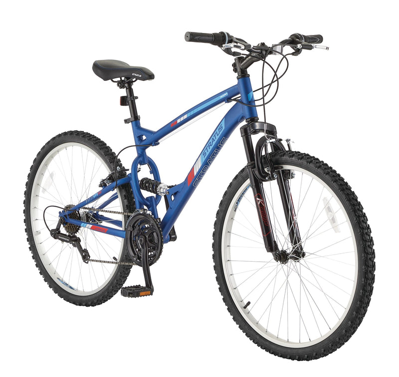Stratus Richter DS Mountain Bike, 17-in Frame, 26-in, Blue Q3