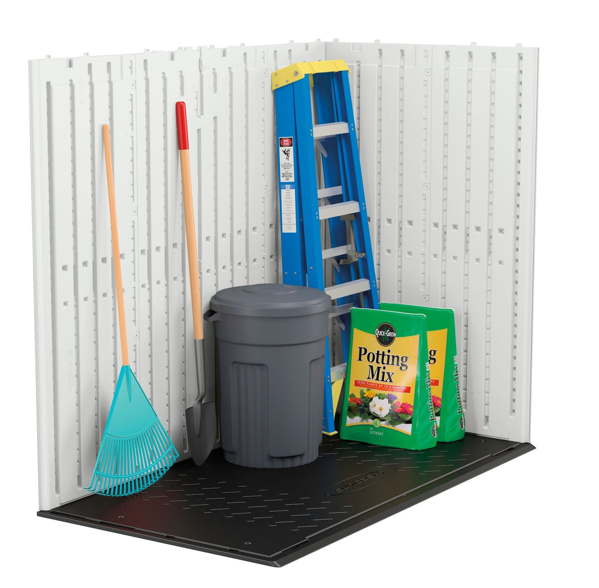 Suncast Vista 7x4-ft All-Weather Ice Cube Storage Shed