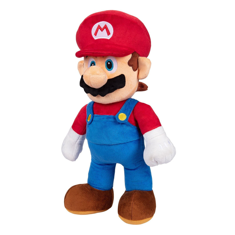 Super Mario Jumbo Basic Plush Mario, Red/Blue L2