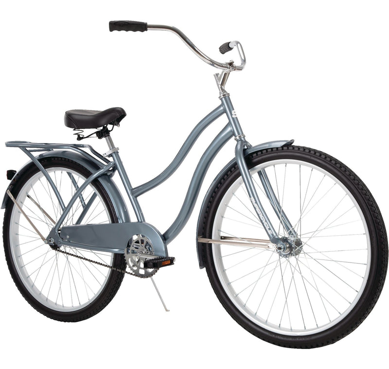 Supercycle Classic Cruiser Comfort Bike 26-in Wheel, Grey A3