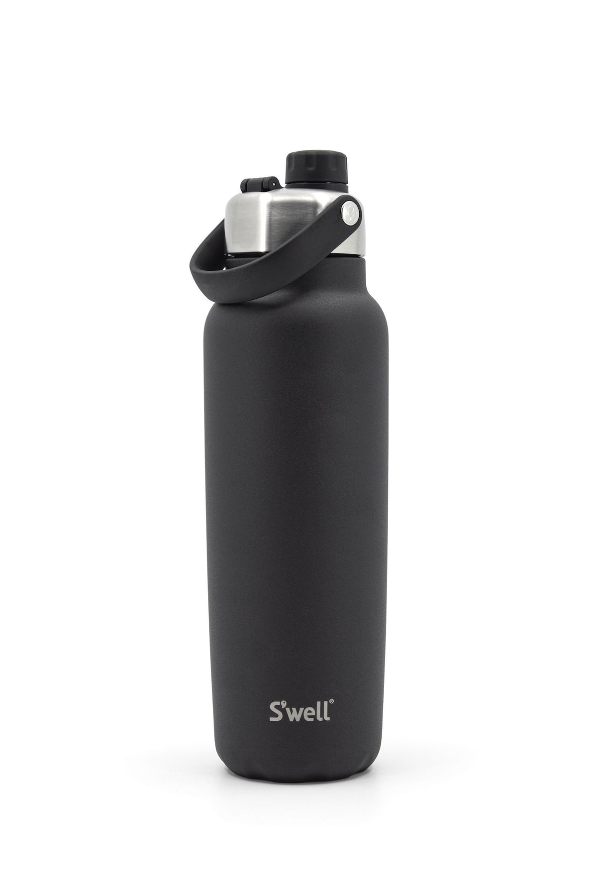 S'well Explorer Insulated Stainless Steel Hydration Bottle, 40-oz, Black, with Chug Lid, BPA Free
