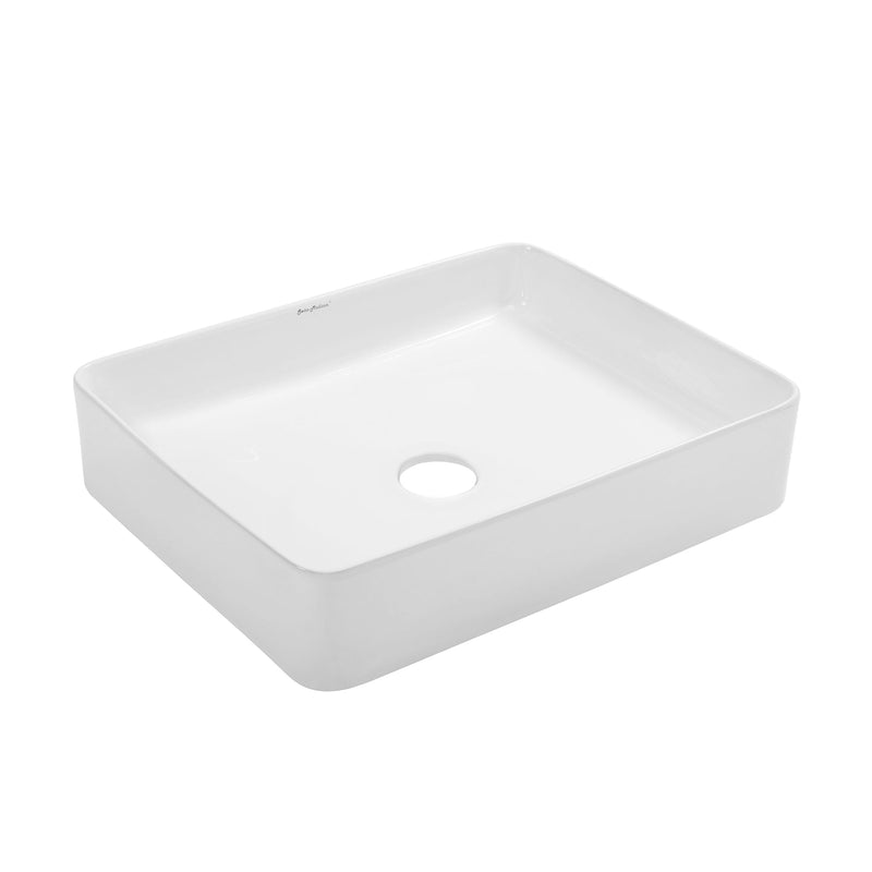 Swiss Madison Concorde Rectangle Ceramic Vessel Sink Z0