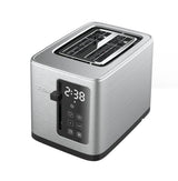 T-fal 2-Slice Stainless Steel Digital Toaster, Extra wide slots, 7 Browning levels
