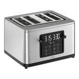 T-fal 4-Slice Stainless Steel Digital Toaster, Extra wide slots, 7 Browning levels