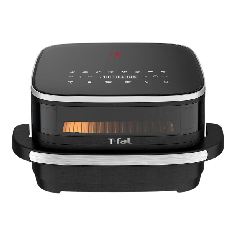 T-fal Easy Fry XL Surface Air Fryer, 10-in-1, Large Air Fryer, Super-Sized Cooking Surface, Compact Format, 4L / 4.2Qt, Black C3