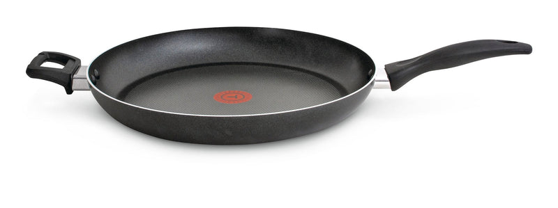 T-fal Giant Aluminum Non-Stick Frying Pan, Dishwasher & Oven Safe, Black, 13-in H6