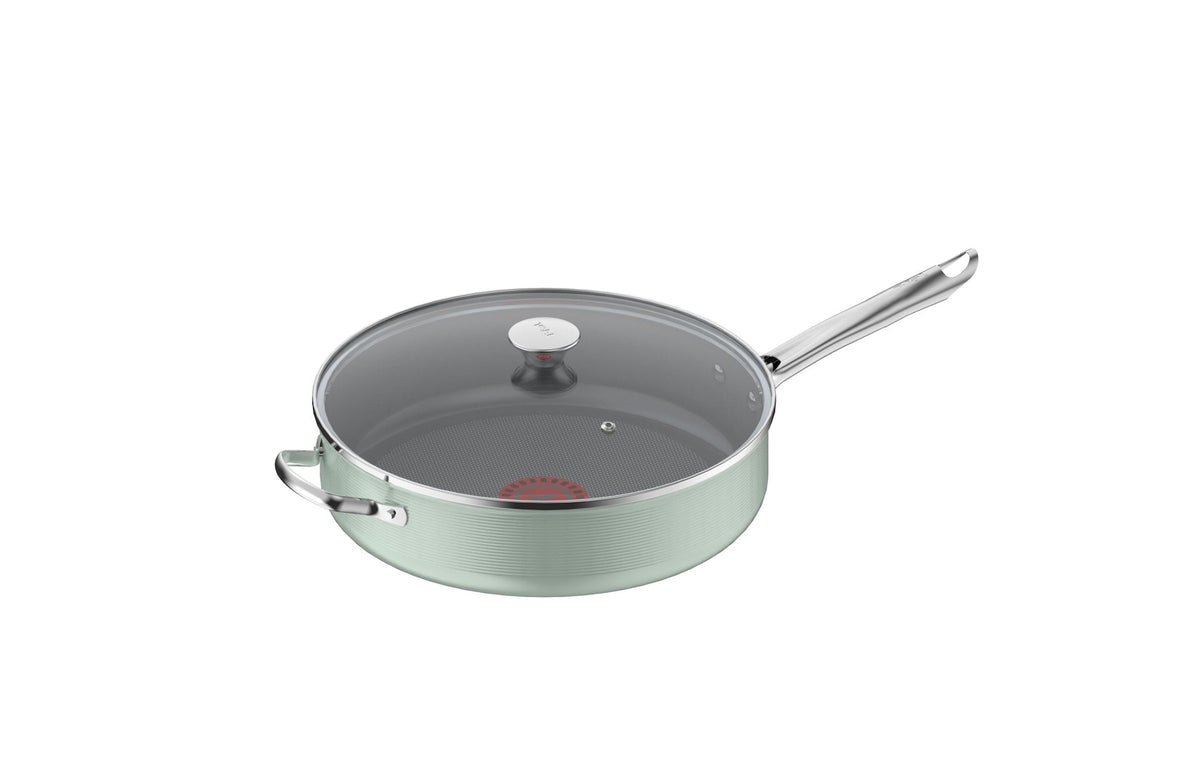 T-fal Inspire Ceramic Non-Stick 5qt Jumbo Cooker, Mint