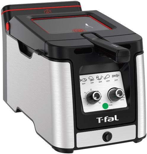 T-fal Odorless Deep Fryer, Stainless Steel, 3.5-L Y1