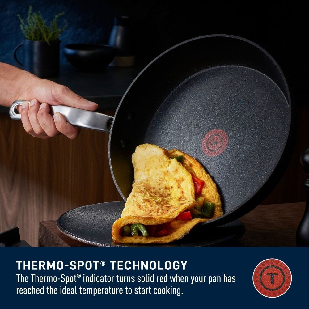 T-fal StoneShield 10-pc Cookware Set with DefenseShield Technology, 6-Multilayer Construction, Induction Safe