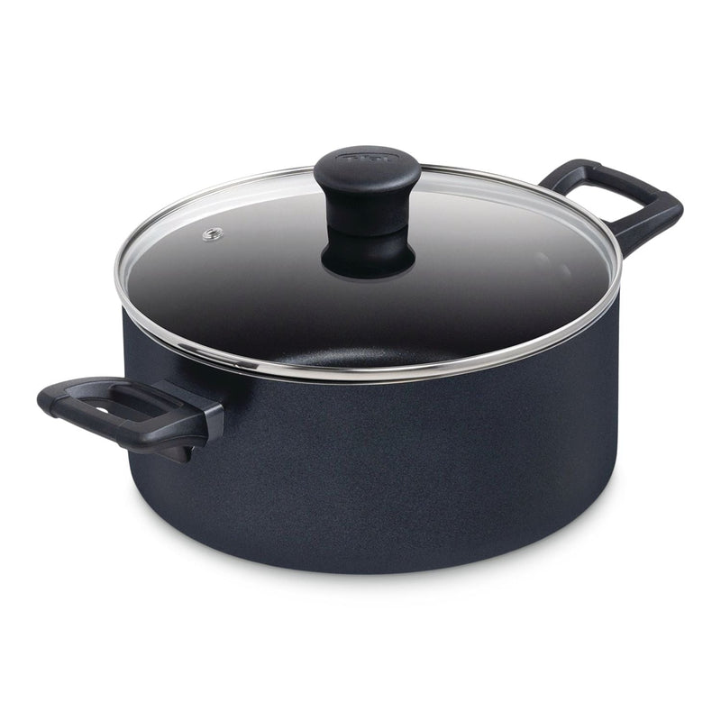 T-fal Viva Dutch Oven, Non-Stick, Dishwasher & Oven Safe, Black, 5-qt O7