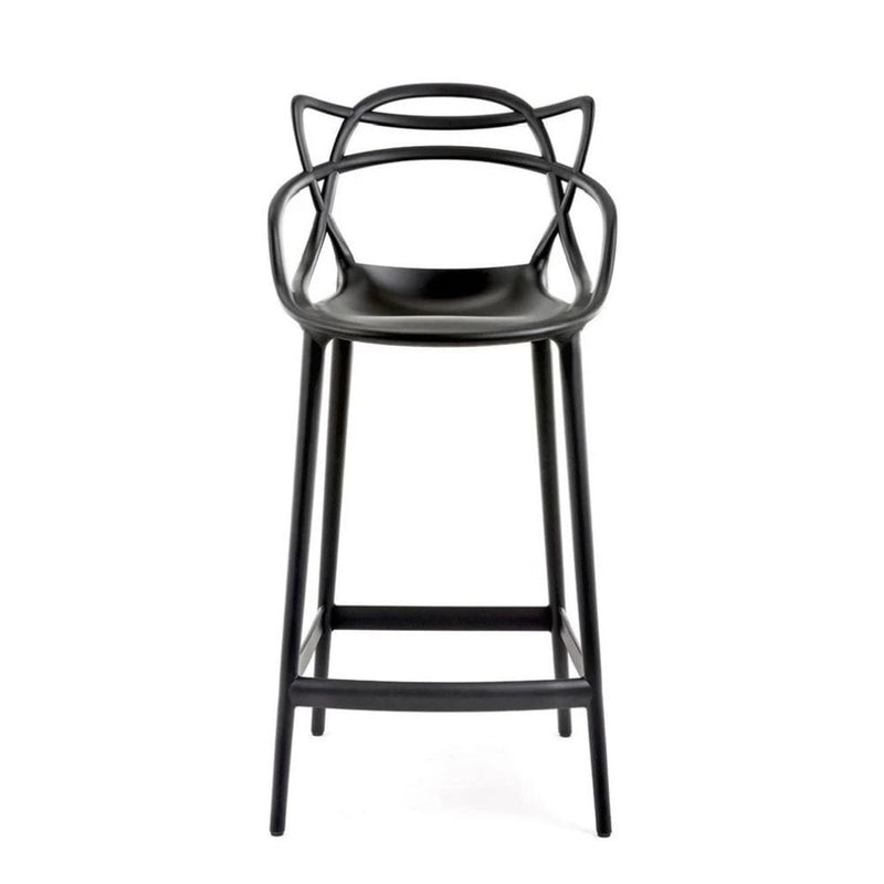 Take Me Home Black Molded Polypropylene Keeper Stool Q7