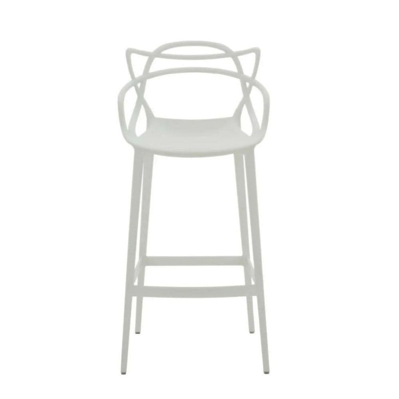 Take Me Home White Molded Polypropylene Keeper Stool S2