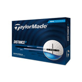 TaylorMade Distance+ Golf Balls, 12-pk, White