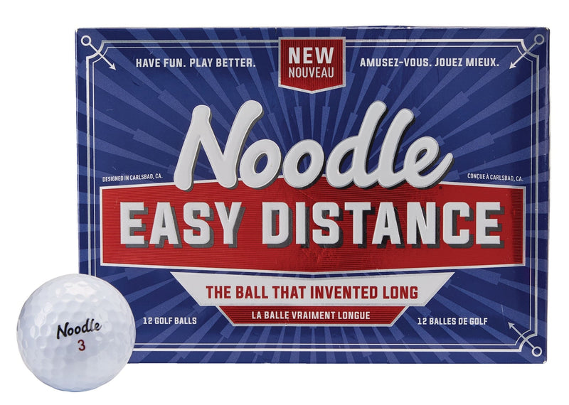 TaylorMade Noodle Easy Distance Golf Balls, White, 12-pk K1