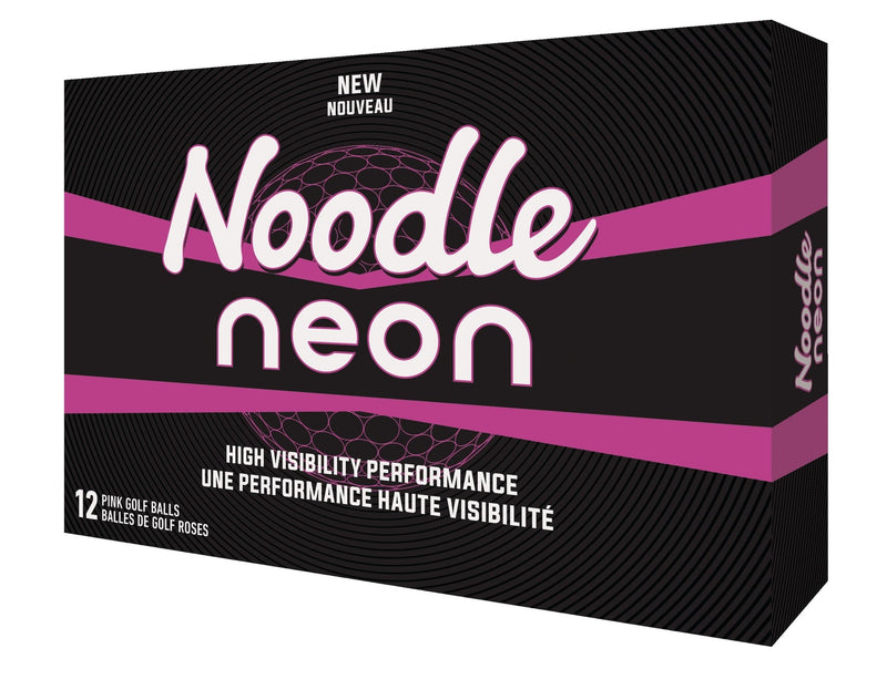 TaylorMade Noodle Neon Golf Balls, Pink, 12-pk P2