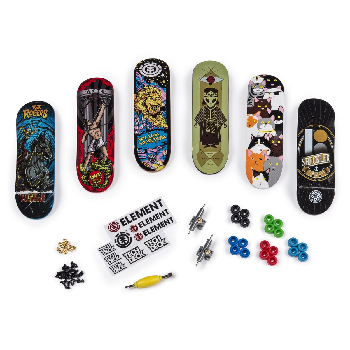 Tech Deck Sk8shop Finberboard Bonus Pack, Ages 6+, 6-pk