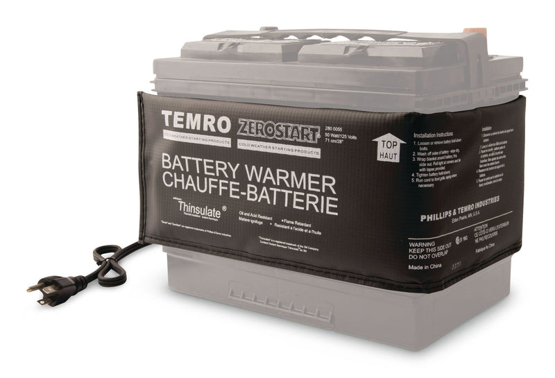 Temro Zerostart 2800055 Battery Warmer/Blanket, 50W, 28-in U9