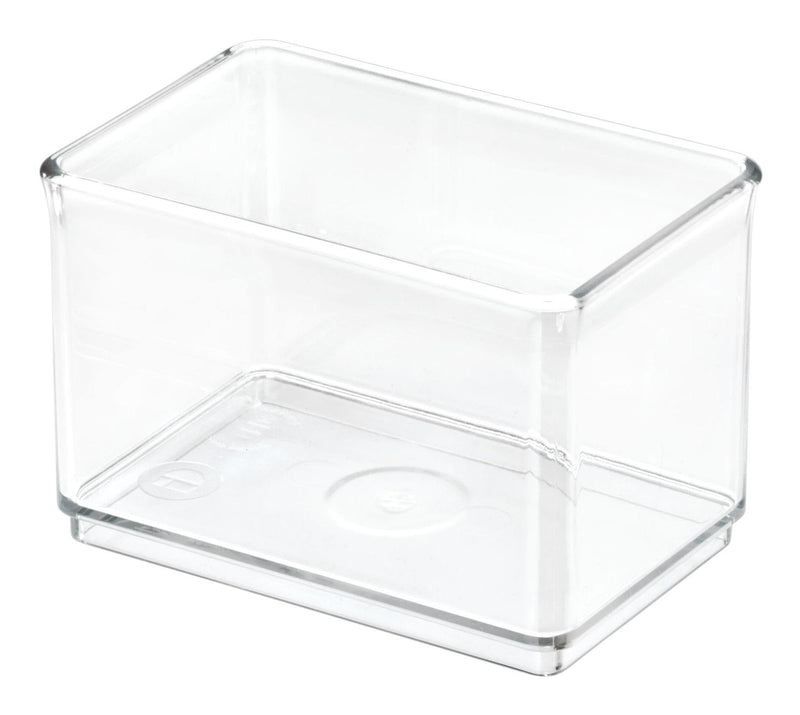 The Home Edit by iDESIGN Clear Stackable Large Shallow Organizing Storage Bin, 1.75-L M1