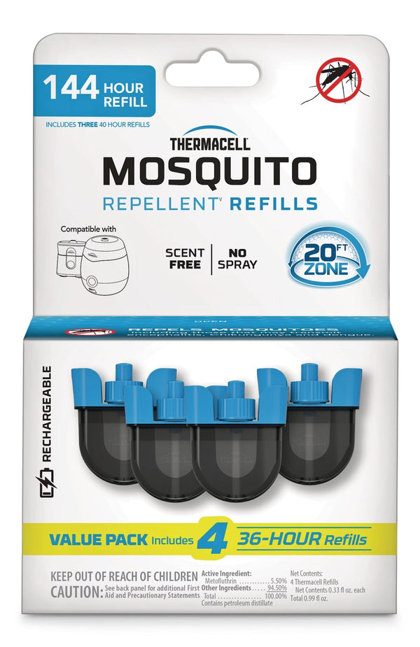 Thermacell E-ZoneGuard Rechargeable Mosquito Repellent Refill 144-Hour Pack J9