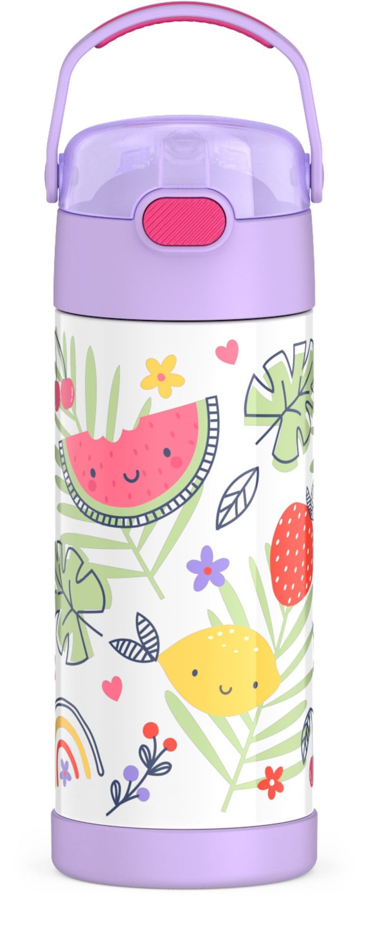 Thermos Rainbow Fruit Stainless Steel Insulated Water Bottle, 14-oz G1