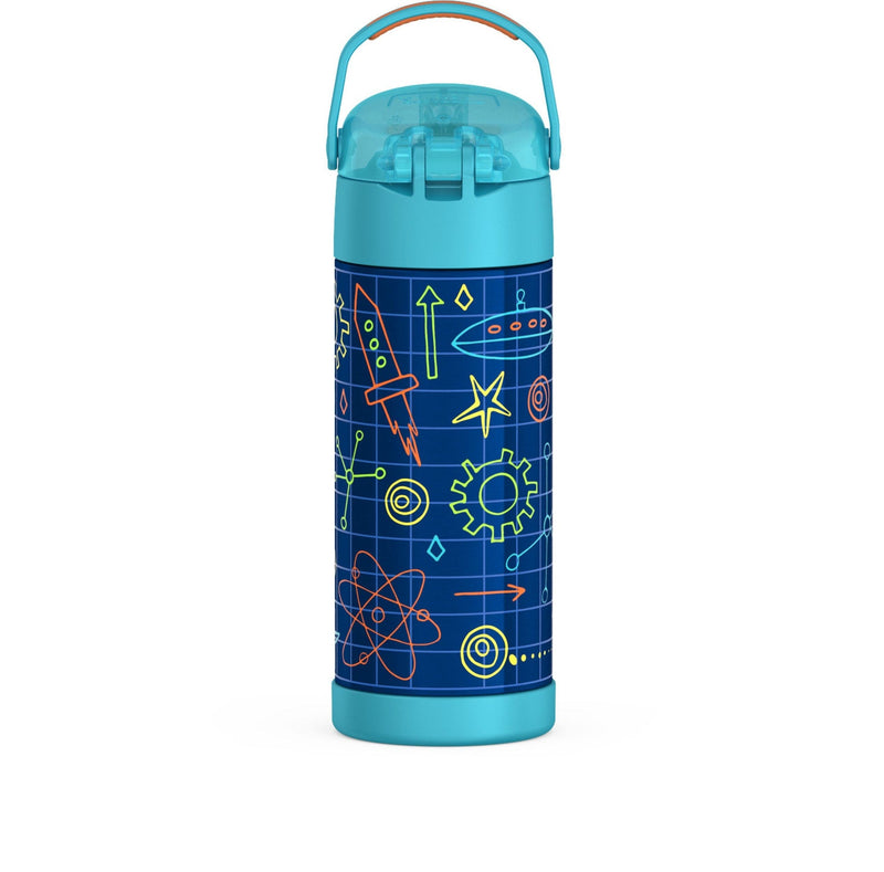 Thermos Robot Stainless Steel Insulated Water Bottle, 14-oz O9