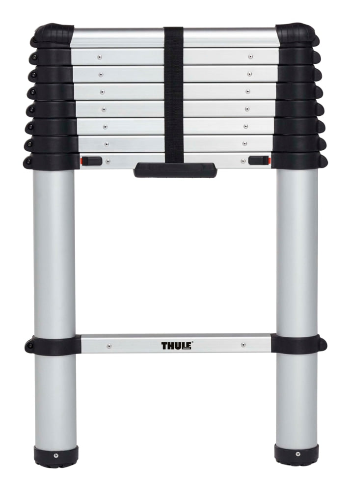 Thule Van Ladder, Extendable with Storage Bag, Silver, 8.5-ft U2