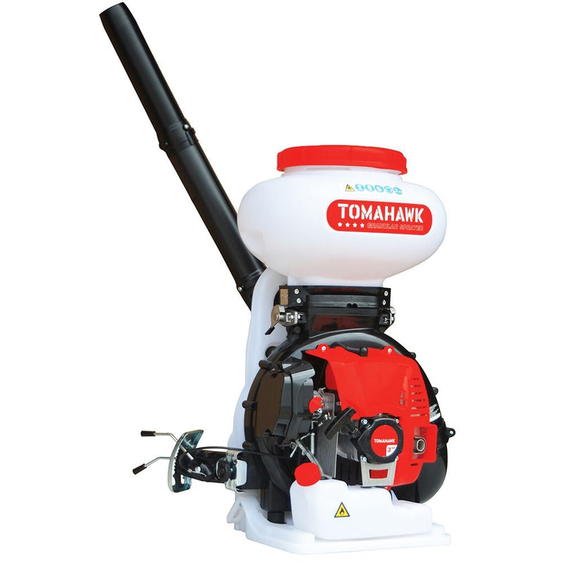 Tomahawk 4-Gallon Backpack Motorized Fertilizer/Ice Melter Spreader U9