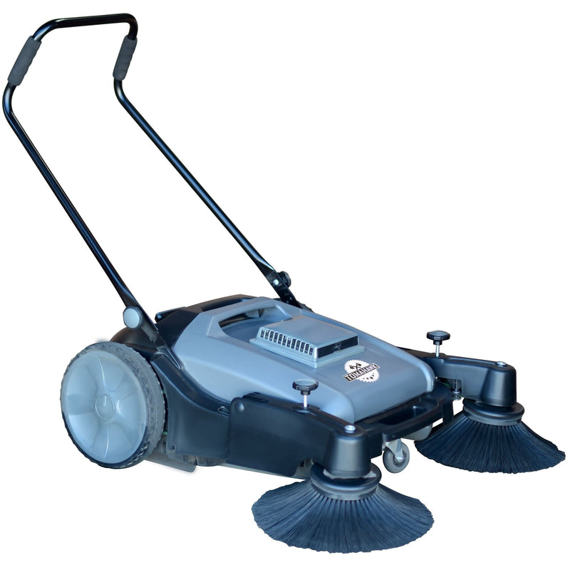 Tomahawk Commercial Push Sweeper & Hard Floor Cleaner, 38-in E2