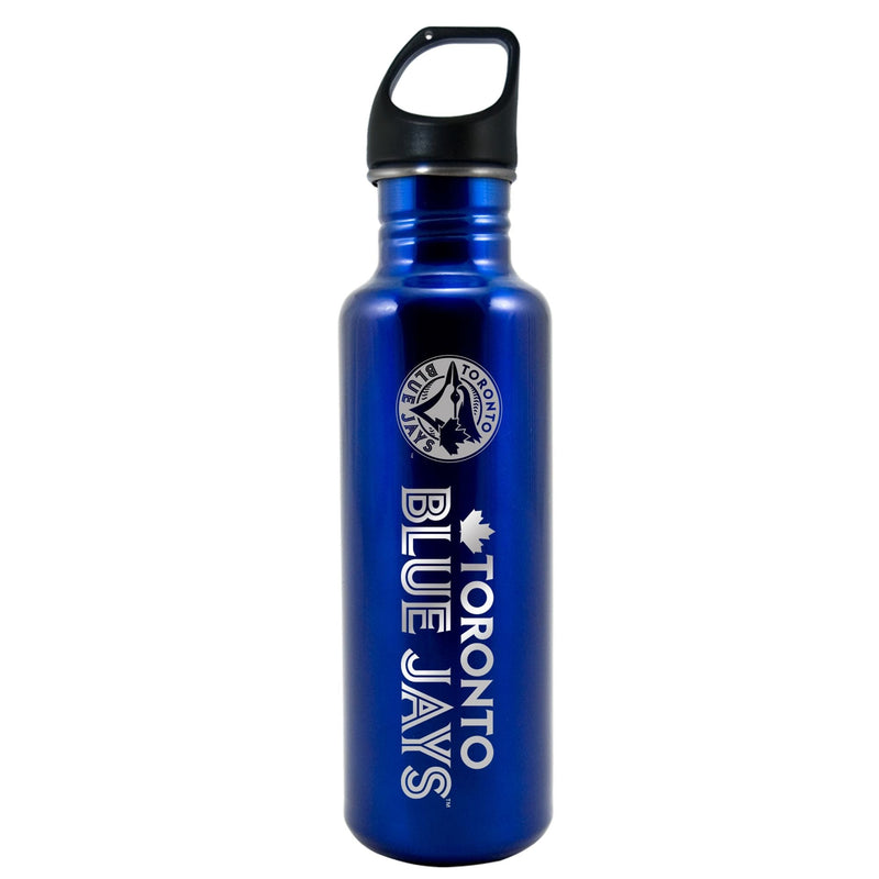 Toronto Blue Jays Stainless Steel Travel Water Bottle For MLB Baseball Fans/Collectors, 26-oz L9
